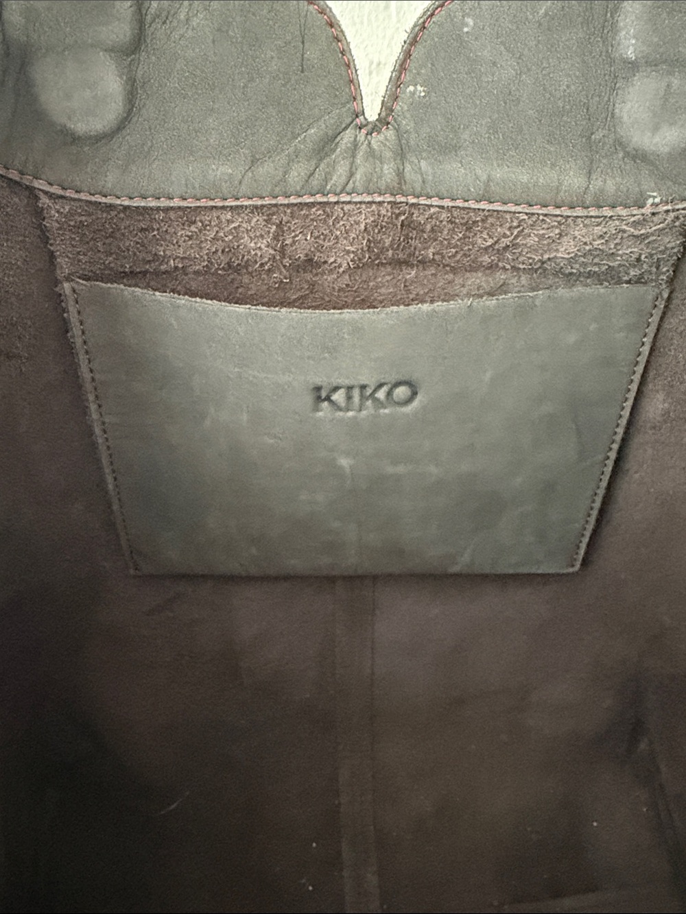 Kiko Leather Grey Heartbu Tote - Genuine Leather Project Piece / As-Is - Picture 6 of 11